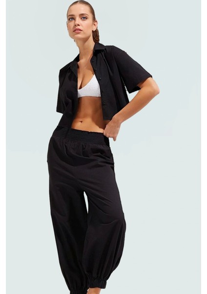 Nefes Alan Pamuklu Yazlık Takım Rahat Kalıp Şortlu Plaj Için Mükemmel Modern Stil