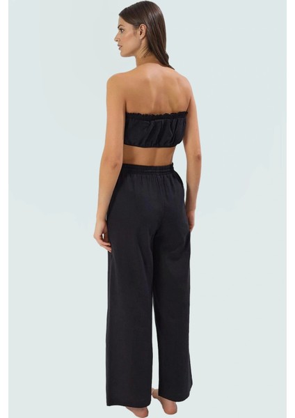 Şık Kadın Plaj Takımı Pamuklu Kumaştan Rahat ve Nefes Alabilir Günlük Kullanım Için Görünüm modelleri