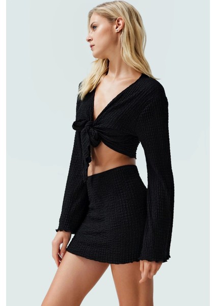 Dokuma Polyester Mini Etek Bluz Takımı Regular Kalıp Yazlık Şıklık Yüksek Kalite Uzun Ömürlü fiyatları