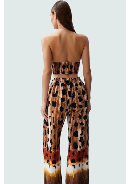 Nefes Alan Pamuklu Bluz Pantolon Takım Boyundan Bağlamalı Regular Kalıp Çok Yazlık modelleri