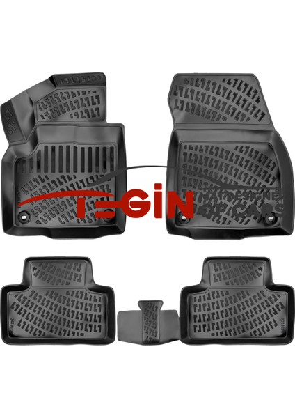 Land Rover Range Rover Evoque 3D Havuzlu Paspas 2011-2019 Siyah