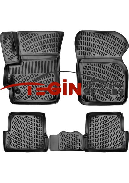 Mazda 3 3D Havuzlu Paspas 2011 Siyah