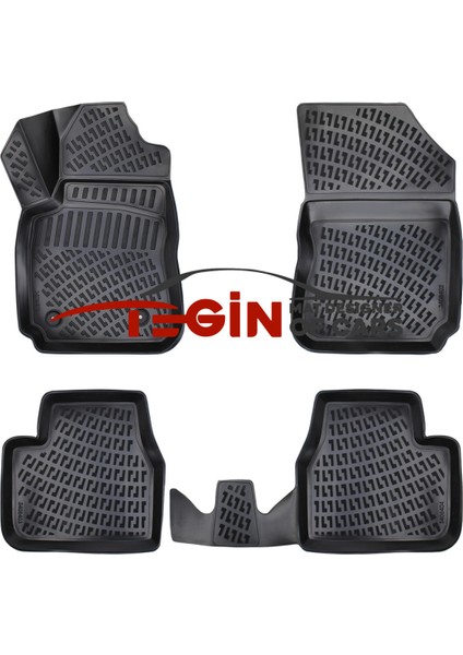 Citroen Cactus Bagaj Havuzu 2022 + Siyah 3D Havuzlu Paspas modelleri