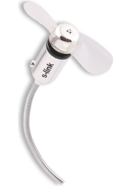 Turuncu USB Ledli Vantilatör, Hafif ve Şık Taşınabilir Soğutucu
