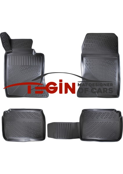 Mercedes E Serisi W123 3D Havuzlu Paspas 1984 Siyah