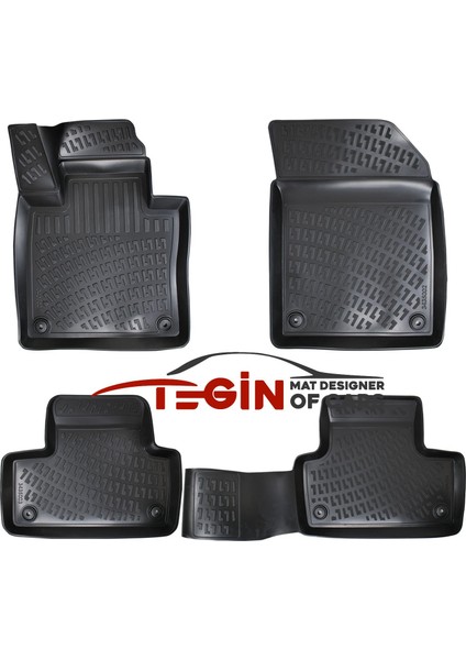 Volvo XC60 2020 Bagaj Havuzu + Siyah 3D Havuzlu Paspas modelleri