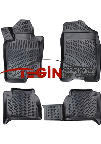 Mercedes X-Class 3D Havuzlu Paspas 2017 Sonrası Siyah