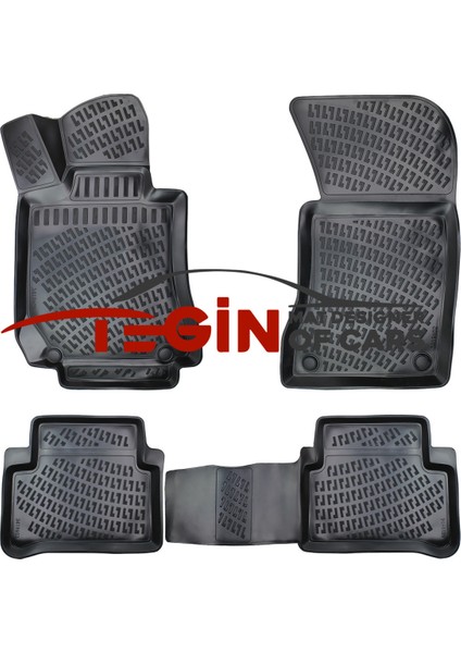 Mercedes E Serisi W210 3D Havuzlu Paspas 1997 Siyah