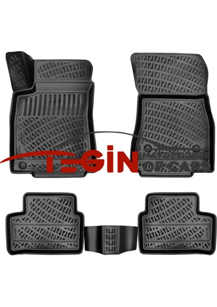 Mercedes Cla 3D Havuzlu Paspas 2021 Siyah