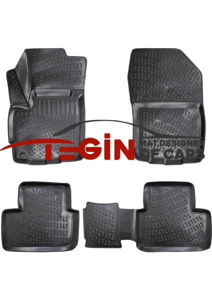 Mitsubishi Outlander Sport 3D Havuzlu Paspas 2021 Siyah