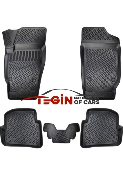 Volkswagen Polo 6r Üst Bagaj 2012 Bagaj Havuzu + Siyah 3D Havuzlu Paspas modelleri