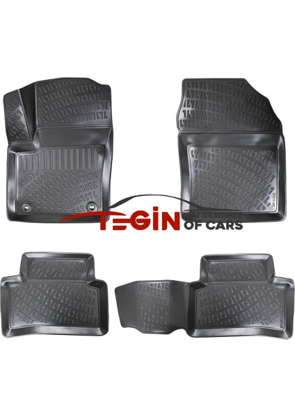 Toyota C-Hr 3D Havuzlu Paspas 2016 Sonrası Siyah