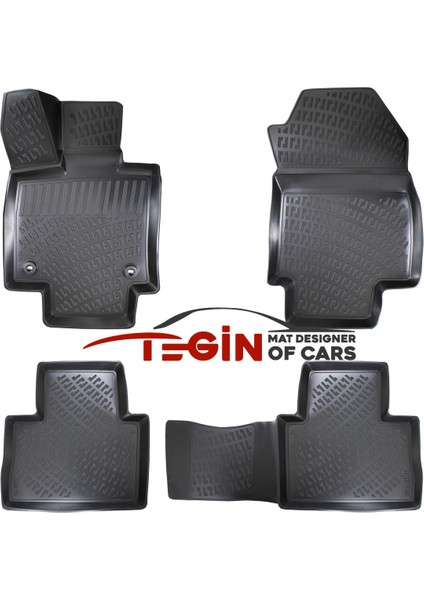 Toyota Rav4 3D Havuzlu Paspas 2018 Sonrası Siyah