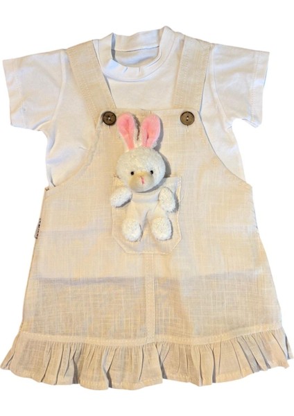 Oyuncak Ayılı Keten Elbise fiyatları