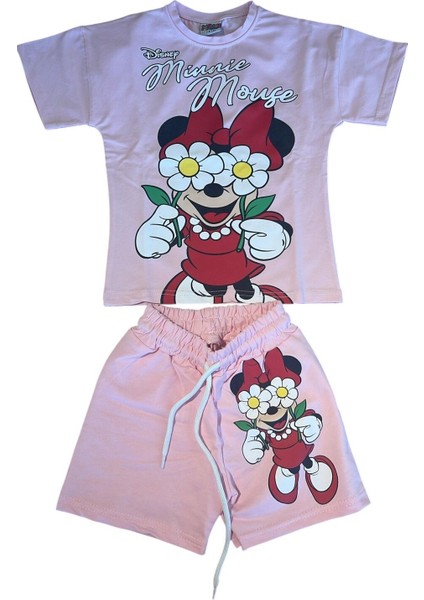 Papatya Mini Göz Şort Tişört 2'li Takım