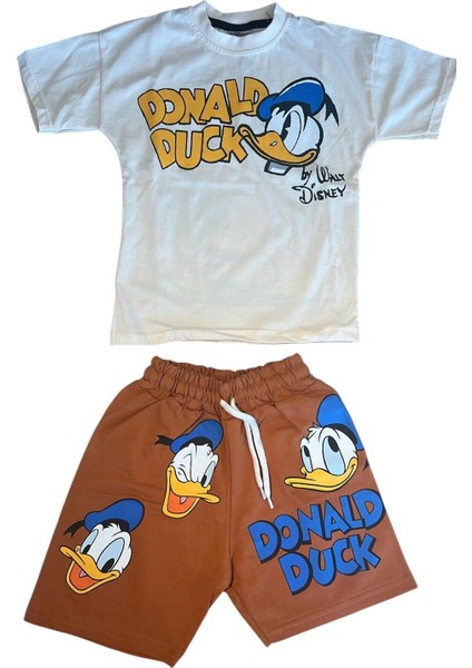Duck Desenli Şort Tişört 2'li Takım fiyatları