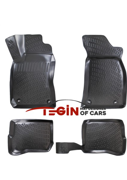 Volkswagen Passat B5 3D Havuzlu Paspas 1999 Siyah