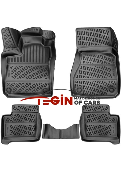 Smart Forfour ( Elektrikli ) 4 Kapı 2014-2021 Bagaj Havuzu + Siyah 3D Havuzlu Paspas modelleri