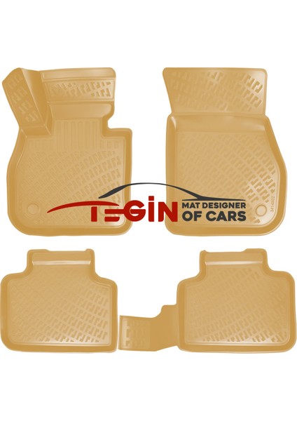 Bmw 2 Serisi Coupe 2014 3D Havuzlu Paspas Bej