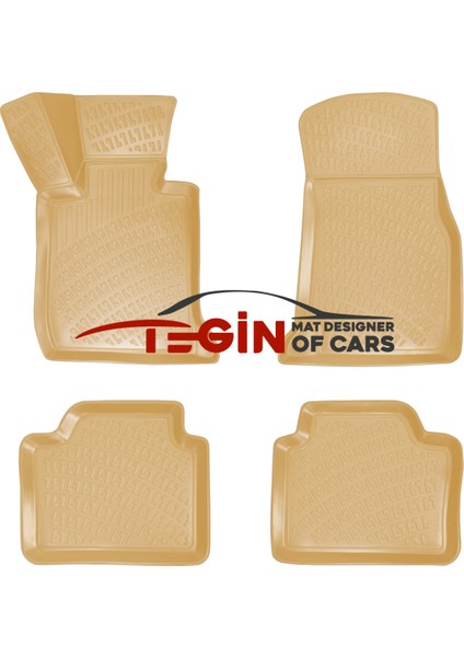 Bmw 3 Serisi E90 2004-2013 3D Havuzlu Paspas Bej
