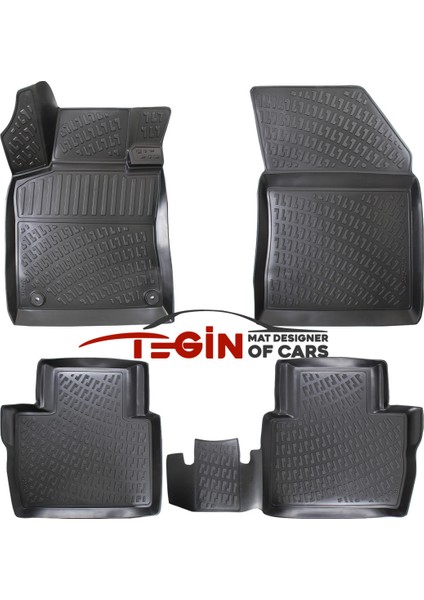 Peugeot 508 2019 Bagaj Havuzu + Siyah 3D Havuzlu Paspas modelleri