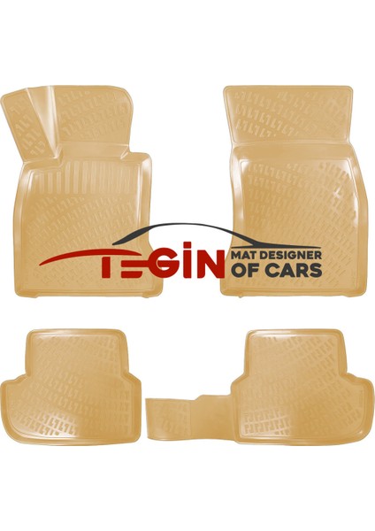 Bmw 5 Serisi G30 2018 3D Havuzlu Paspas Bej