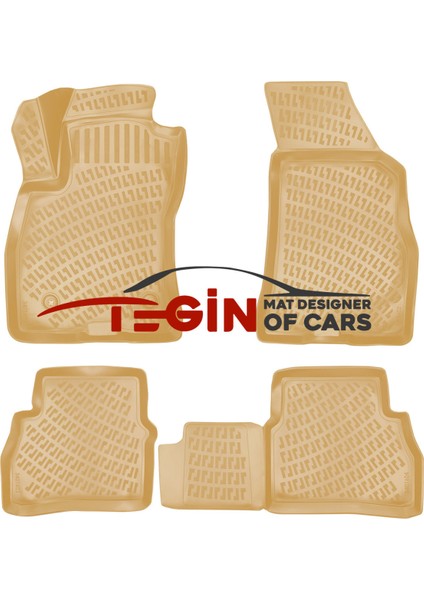 Fiat Fiorino 2016 3D Havuzlu Paspas Bej