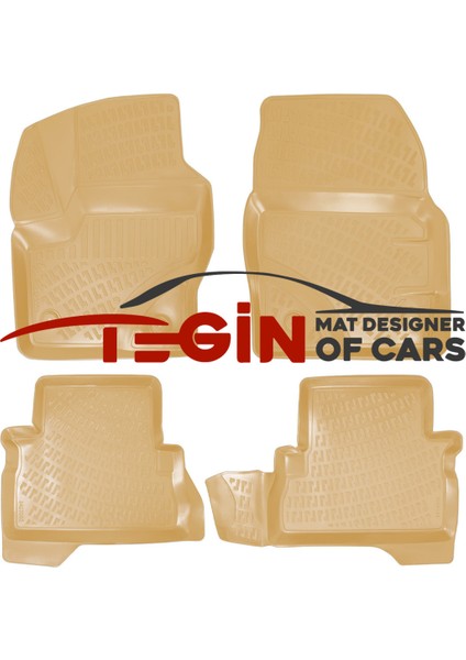 Mondeo 2017 3D Havuzlu Paspas Bej