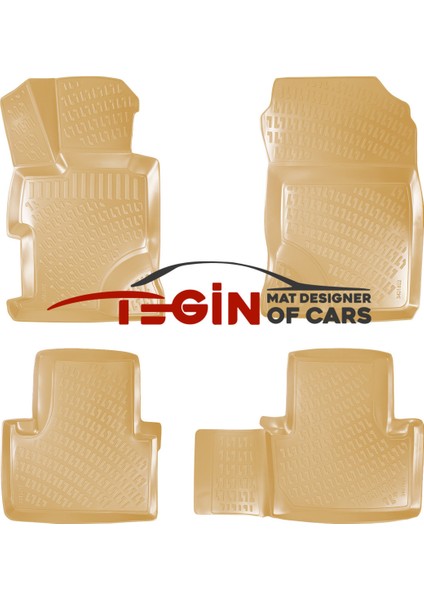 Honda Cr-V 2020 3D Havuzlu Paspas Bej