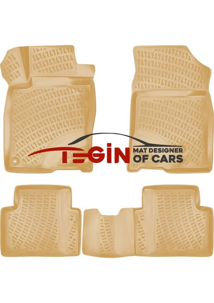 Honda Cr-V 2012 3D Havuzlu Paspas Bej