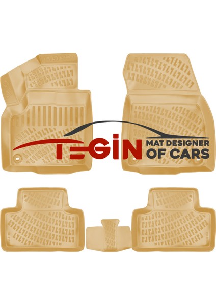 Mercedes B Serisi W246 2013 3D Havuzlu Paspas Bej