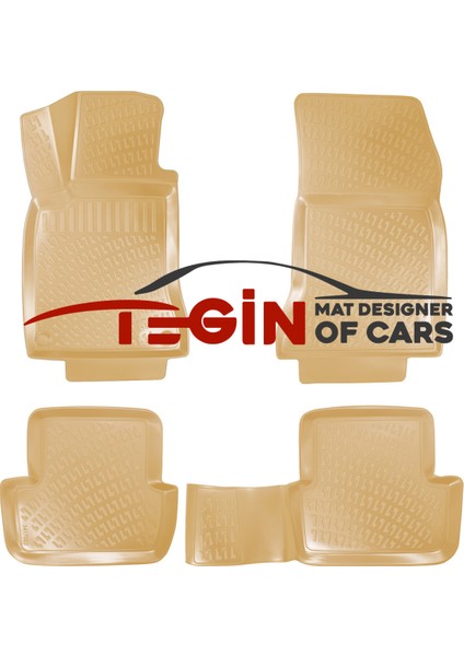 Mercedes Glc 2023 3D Havuzlu Paspas Bej