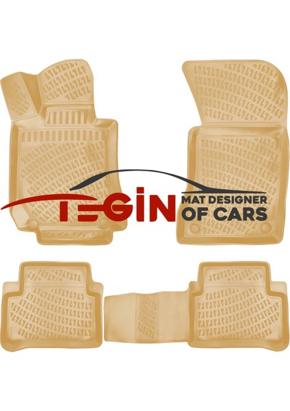 Mercedes E Serisi W213 2017 3D Havuzlu Paspas Bej