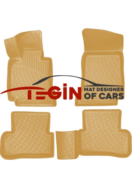 Mercedes Clk W209 2003 3D Havuzlu Paspas Bej