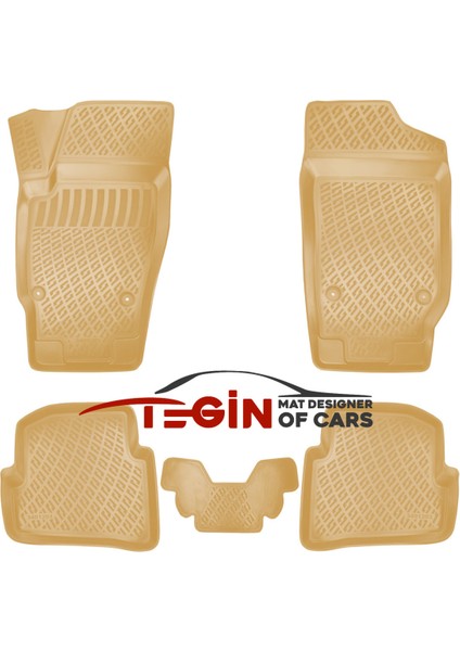 Seat Cordoba 2003 3D Havuzlu Paspas Bej