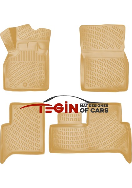 Renault Scenic 3 2019 3D Havuzlu Paspas Bej