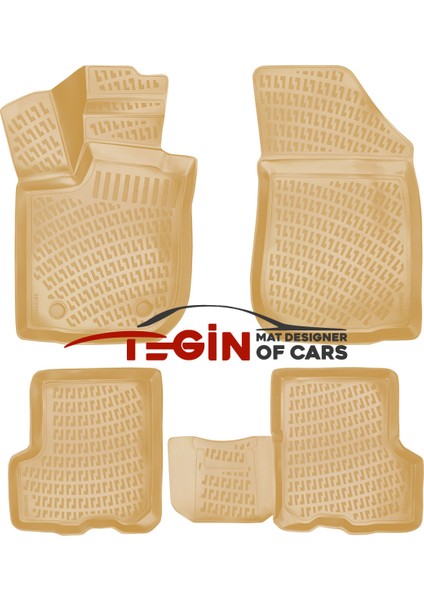 Renault Symbol 2015 3D Havuzlu Paspas Bej