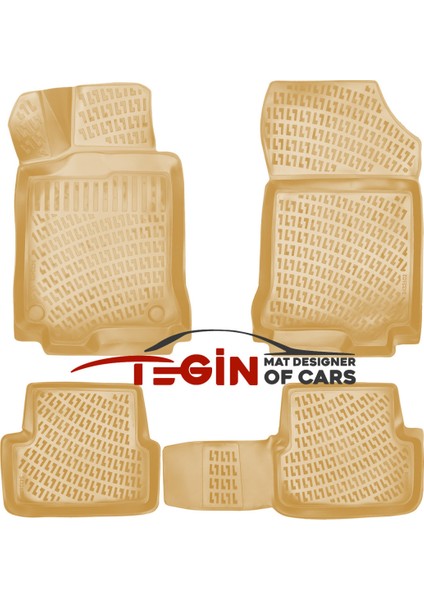 Renault Latitude 2016 3D Havuzlu Paspas Bej