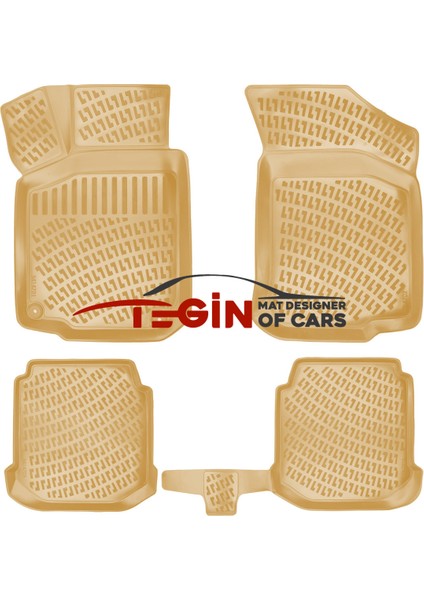 Seat Toledo 2001 3D Havuzlu Paspas Bej