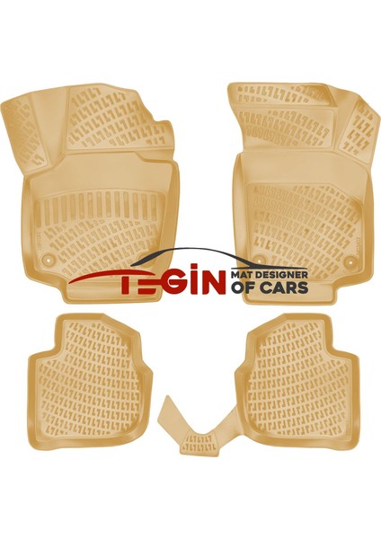 Seat Toledo 2020 3D Havuzlu Paspas Bej