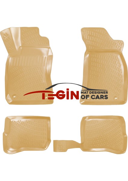 Skoda Super B 2002 3D Havuzlu Paspas Bej