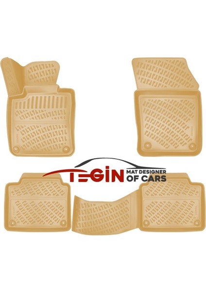 Volvo S90 2018 3D Havuzlu Paspas Bej