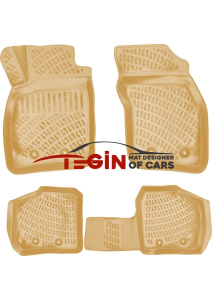 Volvo S40 2002 3D Havuzlu Paspas Bej