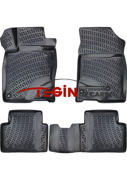 Honda Civic Sedan Bagaj Havuzu 2018 + Siyah 3D Havuzlu Paspas modelleri