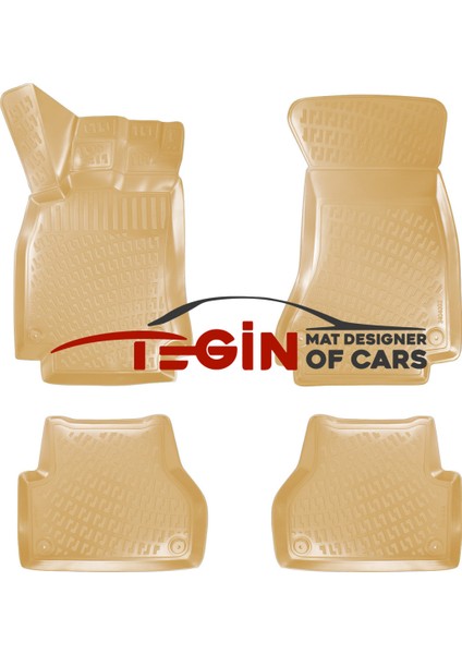 Audi A4 B8 Bagaj Havuzu 2013 + Bej 3D Havuzlu Paspas modelleri