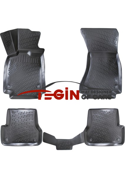 Audi A6 C7 Bagaj Havuzu 2012 + Siyah 3D Havuzlu Paspas modelleri