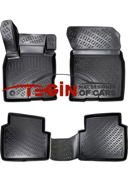 Ford Kuga Bagaj Havuzu 2023 + Siyah 3D Havuzlu Paspas modelleri