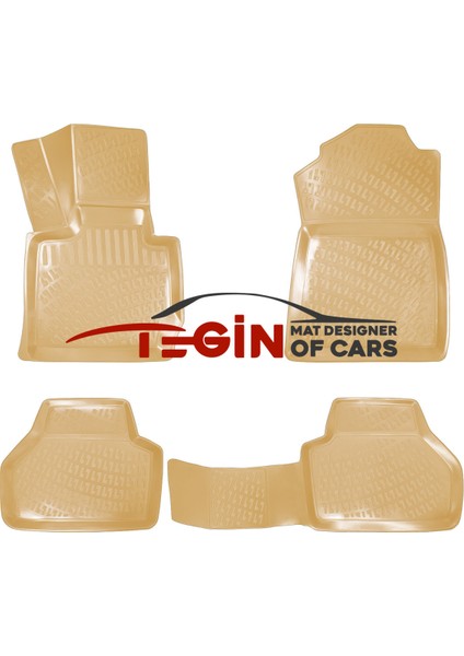 Bmw X4 Bagaj Havuzu 2015 + Bej 3D Havuzlu Paspas modelleri