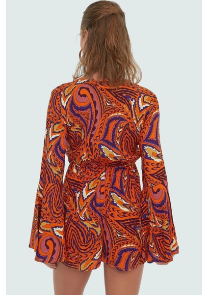 Yazlık Bluz Şort Takım Shally Dokuma V Yaka Uzun Kollu Premium Kalite Modern Stil modelleri