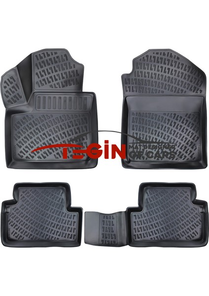 Ford Connect Cepsiz Bagaj Havuzu 2010 + Siyah 3D Havuzlu Paspas modelleri